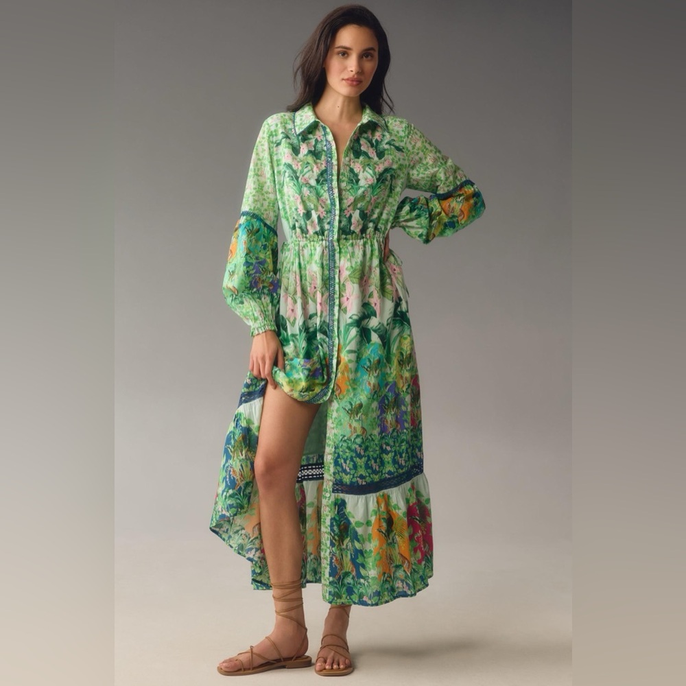 Anthropologie Eleanora long-sleeve maxi dress
New with tags